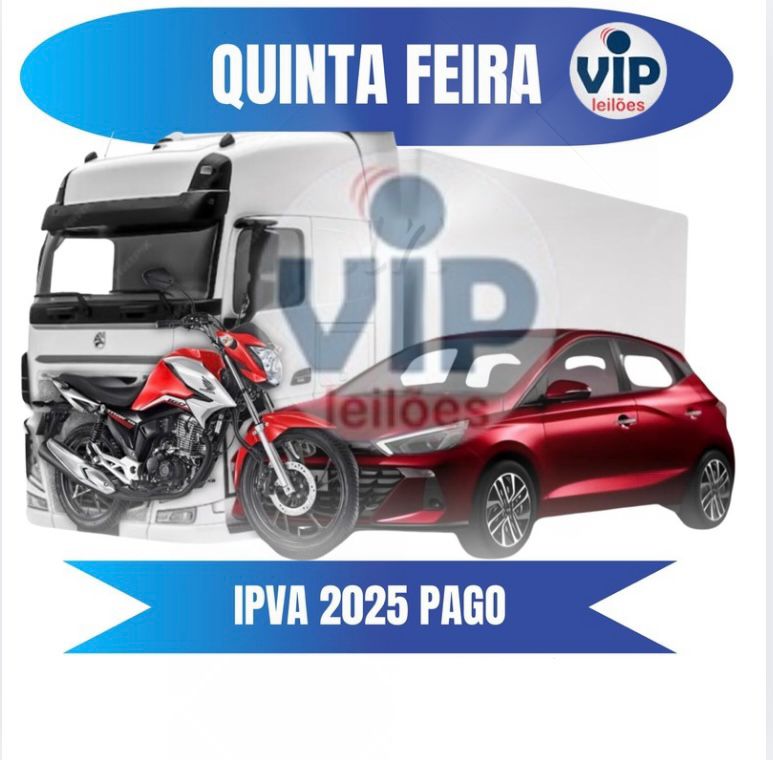 <center><b>Leilão de Veículos Recuperados de Financiamento</b> <center>Encerramento Dia 08/05/2025 as 10:00h